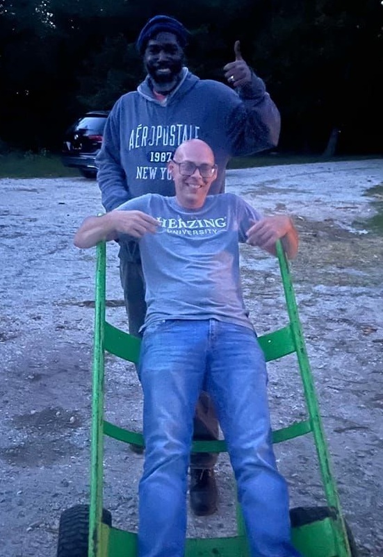 Jesse White and Michael Polzin